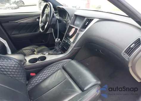 2018 Infiniti Q50 3.0T Red Sport 400 из США, поврежденный, VIN JN1FV7AP1JM460698